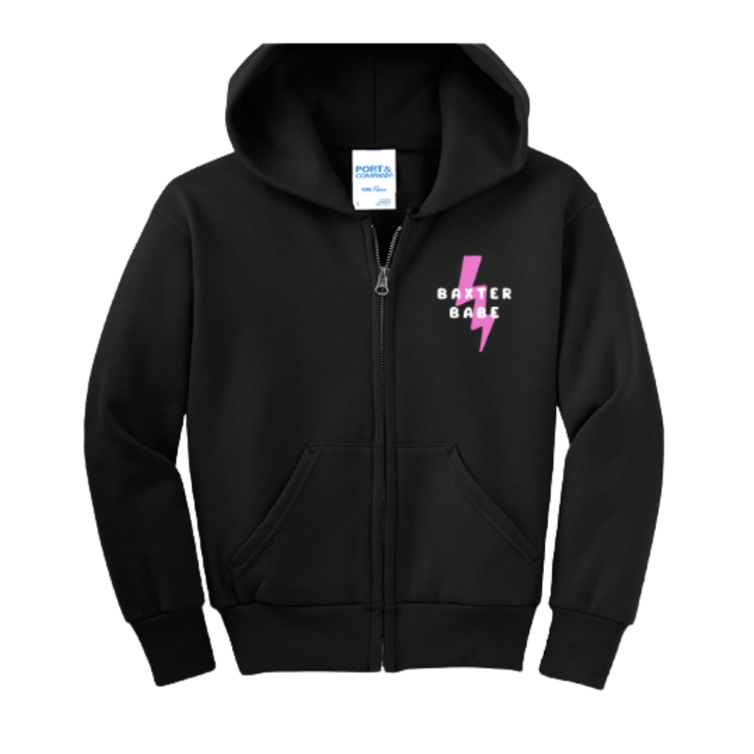 BAXTER BABE ZIP-UP HOODIE (PRE-ORDER)