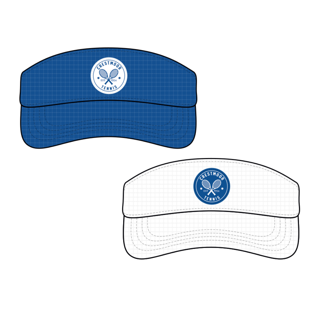 CRESTMOOR TENNIS VISOR