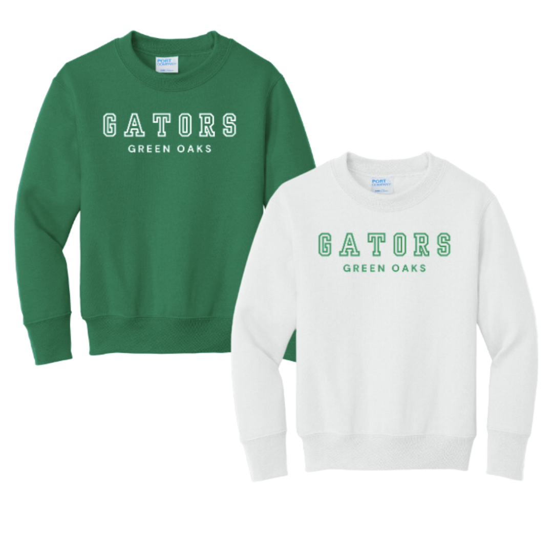 GREEN OAKS SQUAD CREW - YOUTH (PRE-ORDER)