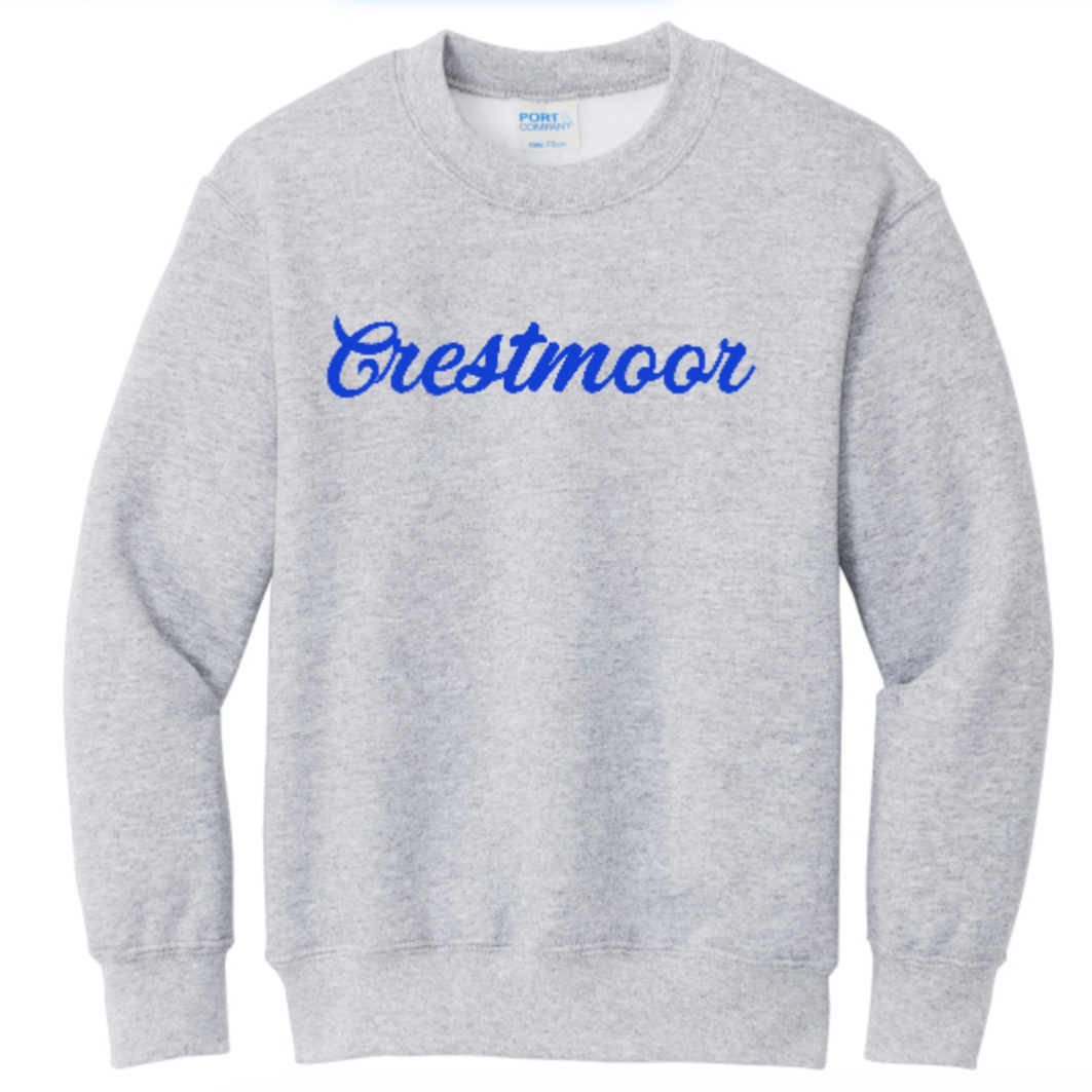 CRESTMOOR YOUTH CLUBHOUSE CREWNECK (PRE-ORDER)