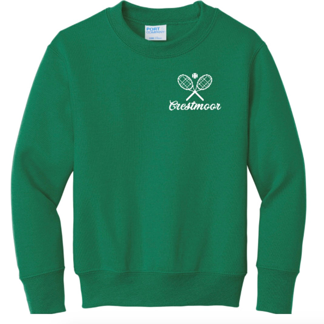CRESTMOOR YOUTH COURTSIDE CREWNECK (PRE-ORDER)