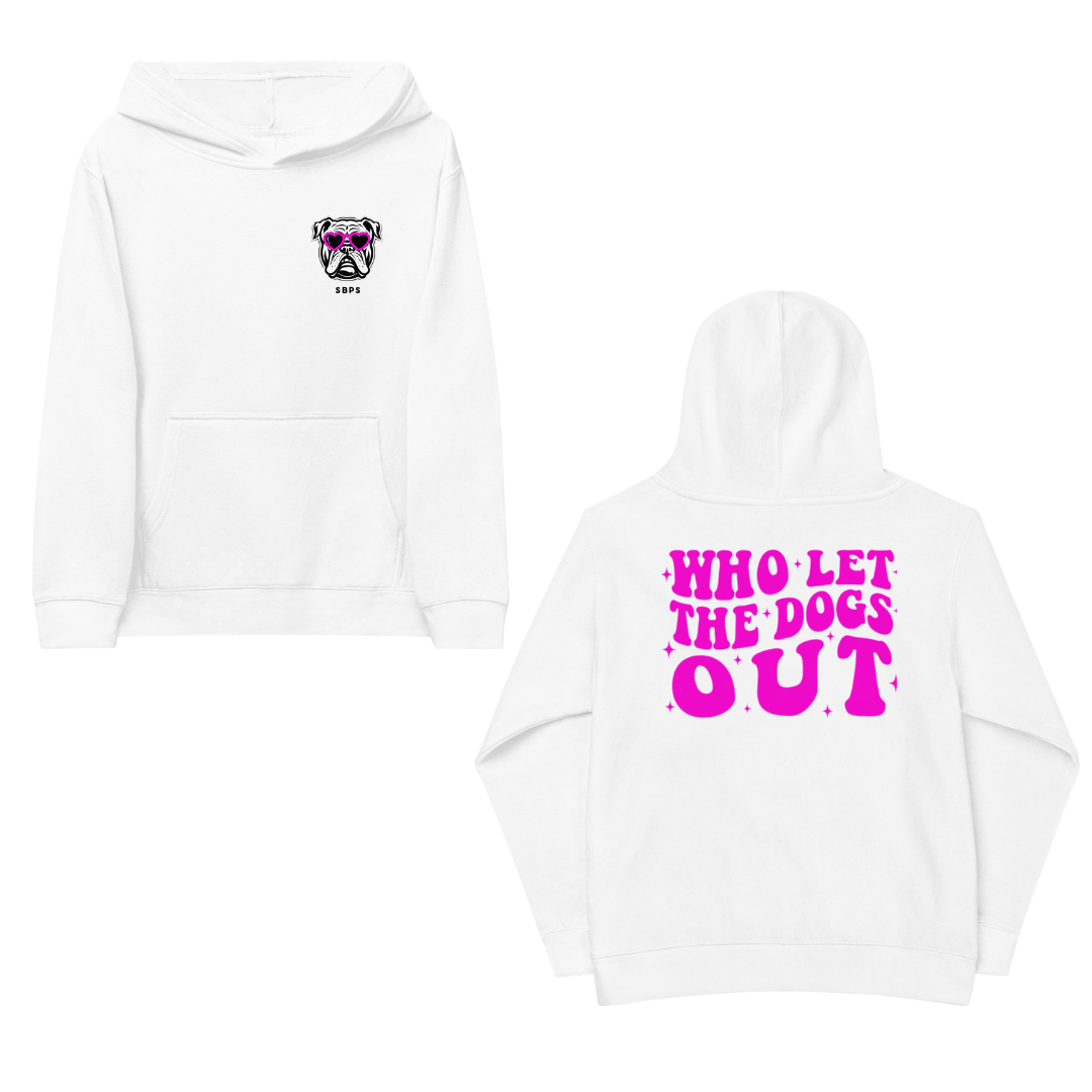 STANLEY BULLDOG HOODIE - WHITE/PINK (PRE-ORDER)