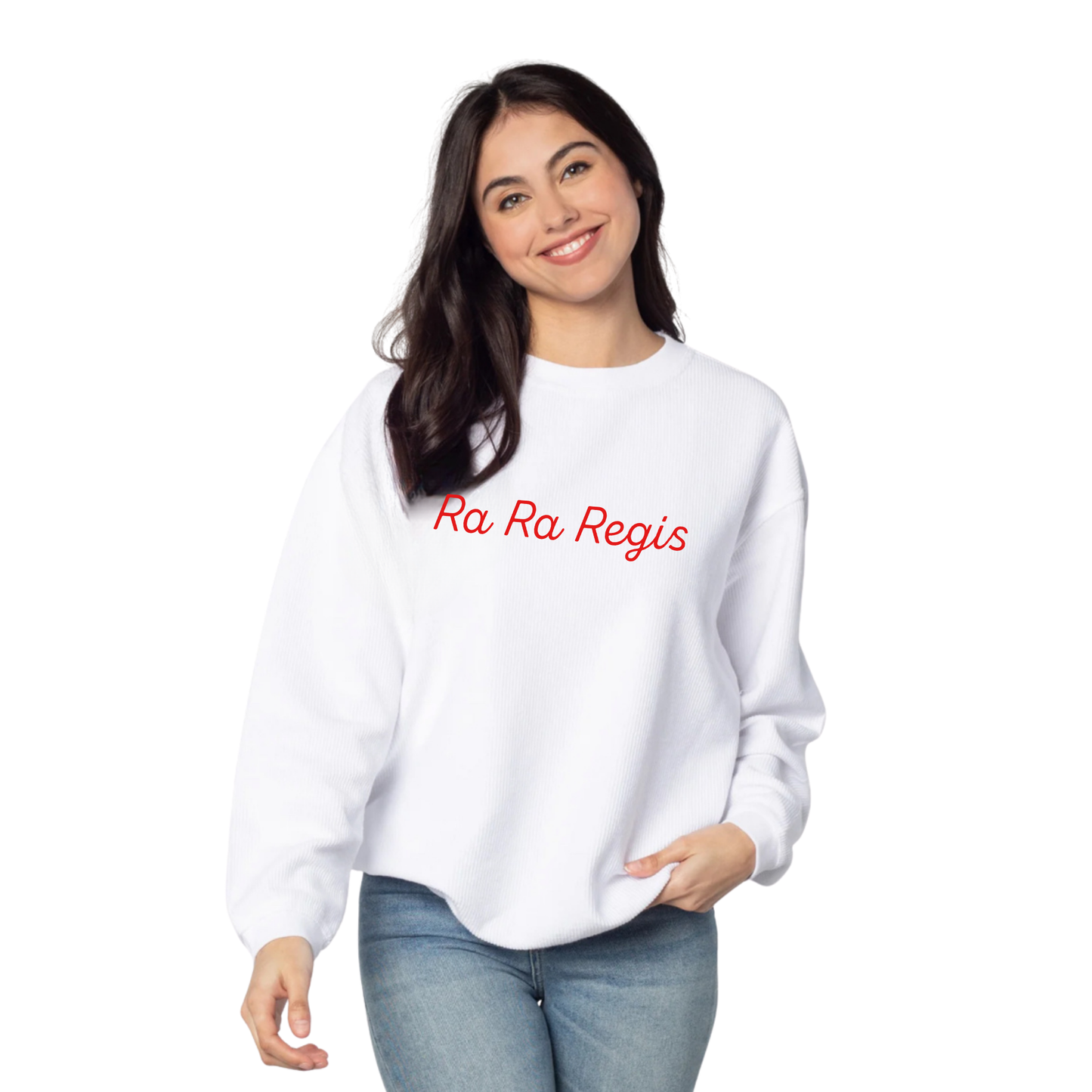 RA RA REGIS EMBROIDERED CORDED CREW (PRE-ORDER)