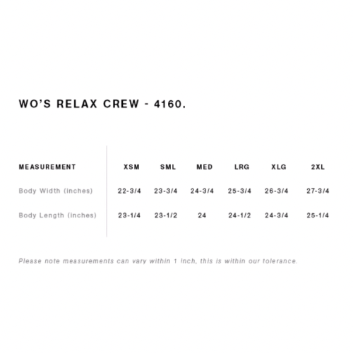 WOMEN'S RELAXED VARSITY RETRO CREWNECK (ADULT)