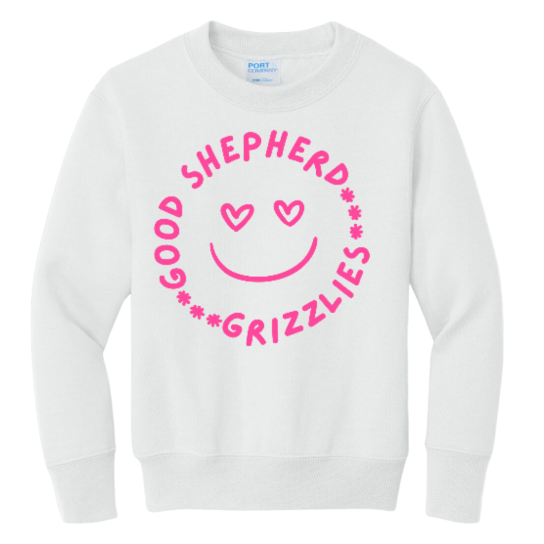 GRIZZLY SMILEY CREWNECK