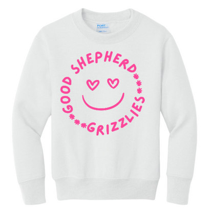 GRIZZLY SMILEY CREWNECK
