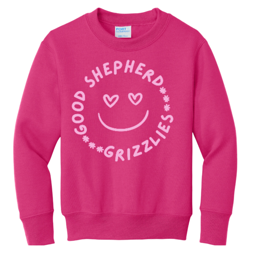 GRIZZLY SMILEY CREWNECK