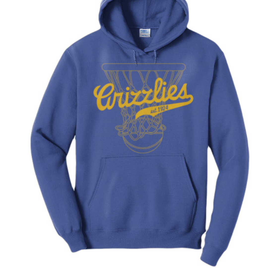 GRIZZLY VINTAGE HOOPS HOODIE