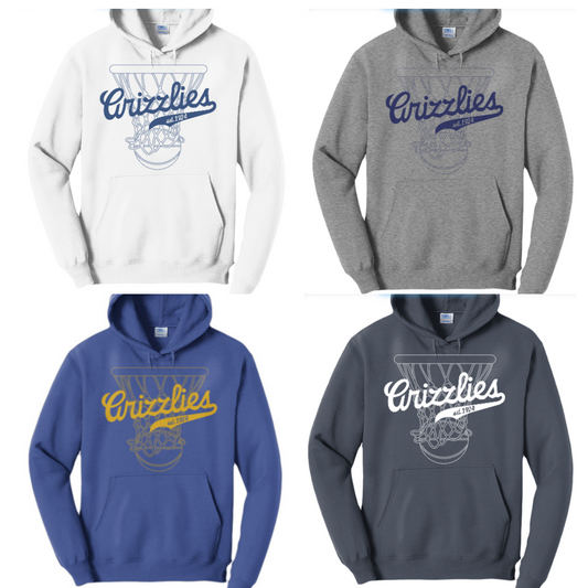 GRIZZLY VINTAGE HOOPS HOODIE