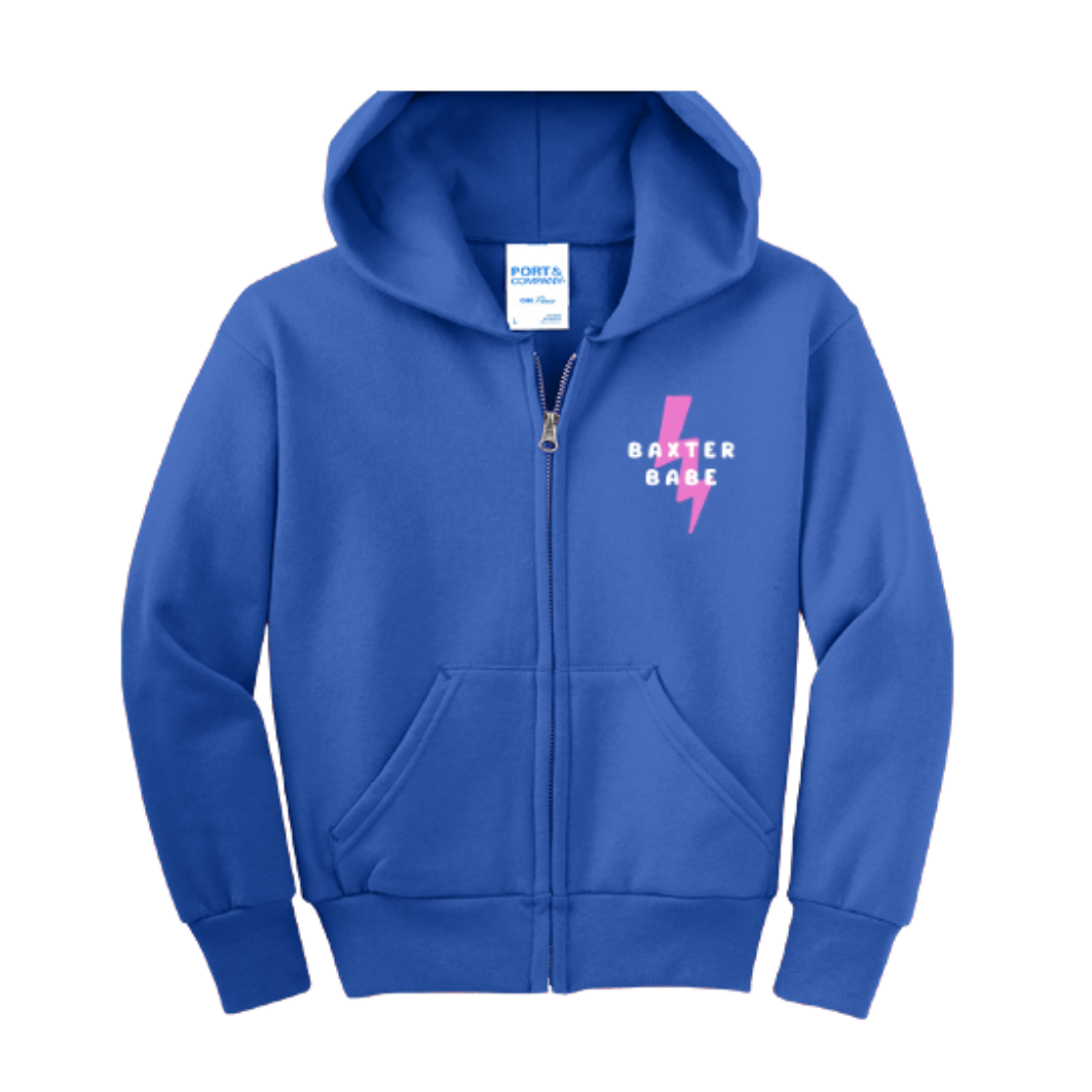 BAXTER BABE ZIP-UP HOODIE (PRE-ORDER)