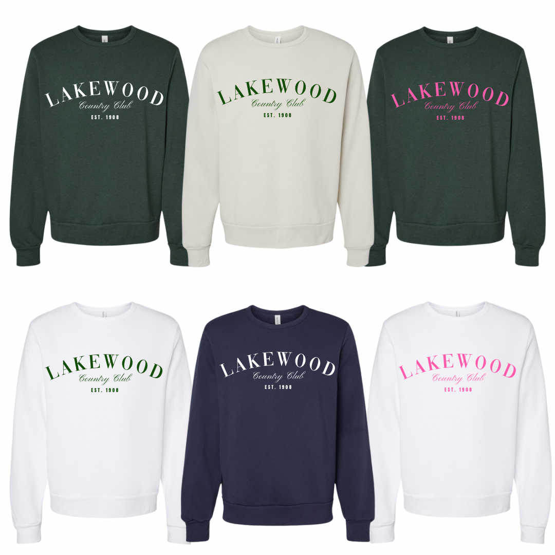 LAKEWOOD CLUBHOUSE CREWNECK (PRE-ORDER)