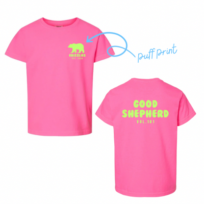 GRIZZLY VIBES PUFF PRINT TEE (PRE-ORDER)