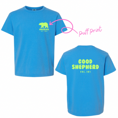 GRIZZLY VIBES PUFF PRINT TEE (PRE-ORDER)