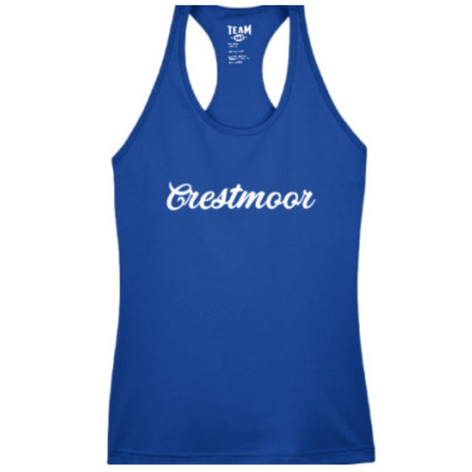 CRESTMOOR LADIES RACERBACK PERFORMANCE TANK (PRE-ORDER)