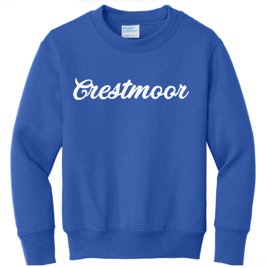 CRESTMOOR YOUTH CLUBHOUSE CREWNECK (PRE-ORDER)