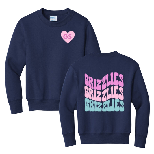 GRIZZLY GIRL CREWNECK