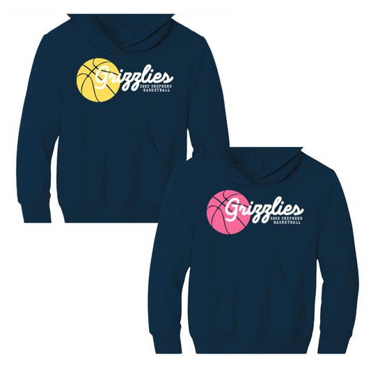 GRIZZLY BASKETBALL HOODIE