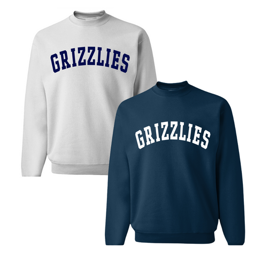 GRIZZLY CAMPUS CREWNECK