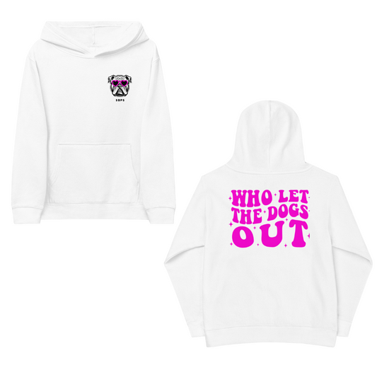 STANLEY BULLDOG HOODIE - WHITE/PINK (PRE-ORDER)