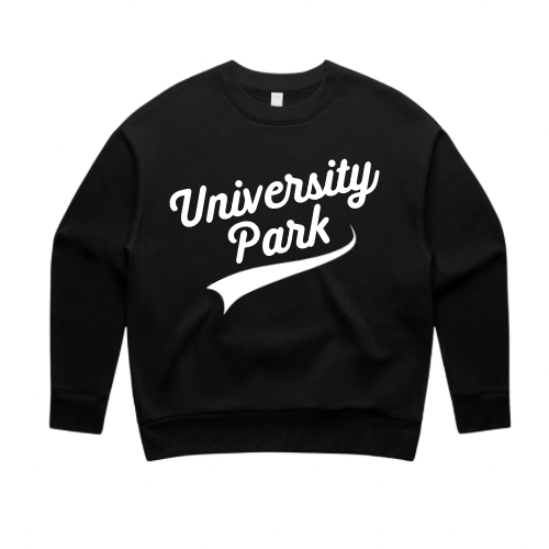 WOMEN'S RELAXED VARSITY RETRO CREWNECK (ADULT)