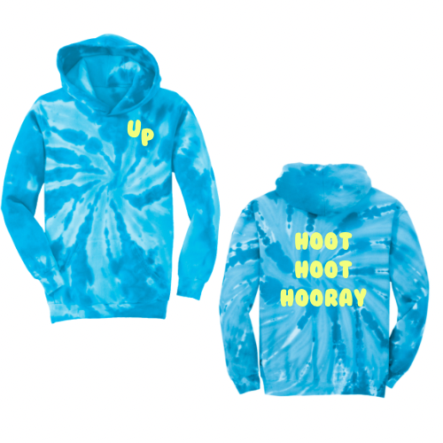 HOOT HOOT HOORAY PUFF PRINT HOODIE (YOUTH)