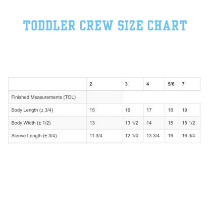 PADDINGTON YOUTH + ADULT CLASSIC CREW (PRE-ORDER)