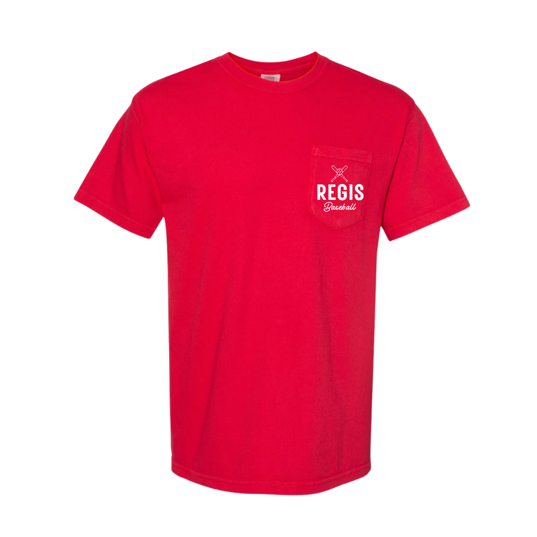 REGIS BASEBALL POCKET TEE