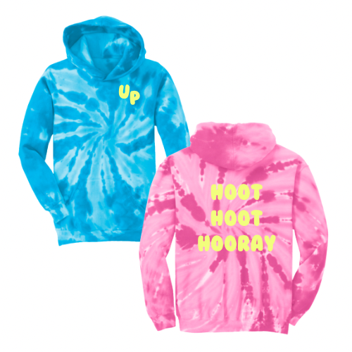 HOOT HOOT HOORAY PUFF PRINT HOODIE (YOUTH)
