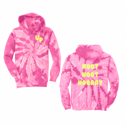 HOOT HOOT HOORAY PUFF PRINT HOODIE (YOUTH)