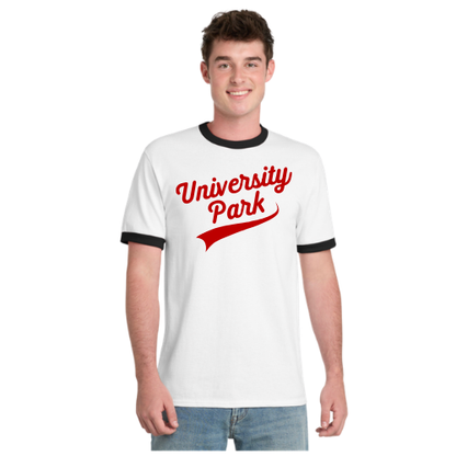 VARSITY RETRO RINGER TEE (ADULT)