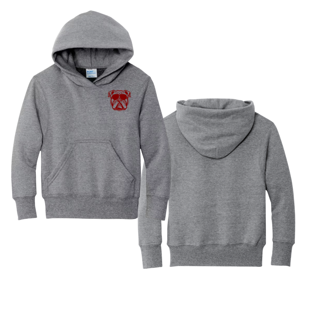 STANLEY SPIRIT HOODIE - GREY/MAROON (PRE-ORDER)