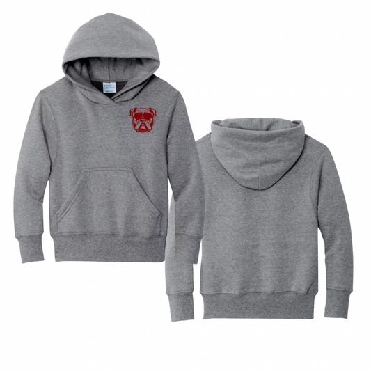 STANLEY SPIRIT HOODIE - GREY/MAROON (PRE-ORDER)