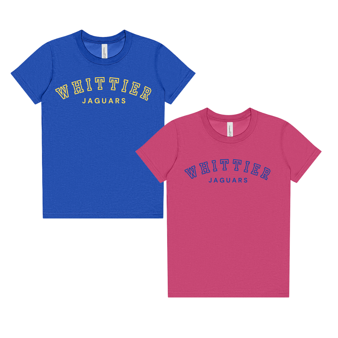 WHITTIER VARSITY TEE (YOUTH + ADULT)